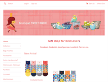 Tablet Screenshot of boutiquesweetbirdie.com